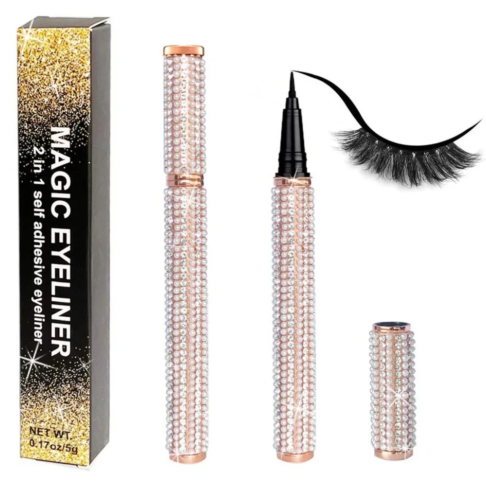 NWT Sparkling Bling Crystal Rhinestone Black Eyeliner Makeup Cosmetics +…